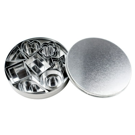 

24Pcs Mini Cookie Cutter Mold Stainless Steel Geometry Clay Cutter DIY Ceramic Pottery Polymer Clay Earring Cutting Tool
