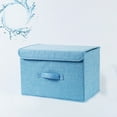 thumbnail image 3 of Grooy Foldable Cube Storage Bins with Lids and Handle, Large Fabric Storage Basket Organizer Containers, 3 of 4