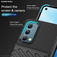 thumbnail image 3 of Case for OnePlus Nord N100, Dual Layer Protective Heavy Duty Cell Phone Cover Shockproof Rugged with Non Slip Textured Back  Military Protection Bumper Case for OnePlus Nord N100 5G,Black, 3 of 8