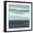 Black Frame, variant on Art.com Teal Sea I Art Print by Rob Delamater, 16" x 16"