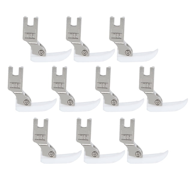 Prensatelas, 10 Uds., prensatelas para manualidades, prensatelas para máquina de coser, suministros para manualidades, accesorios, claridad notable Jadeshay A