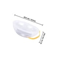 thumbnail image 4 of OULII Microwave Splatter Cover 1Pack Round Plastic Oil Resistant for Household Users, 4 of 8