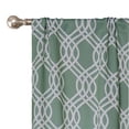 thumbnail image 4 of BNM Ribbon Blackout Curtains, Set of 2, 26" x 84", Teal, 4 of 6
