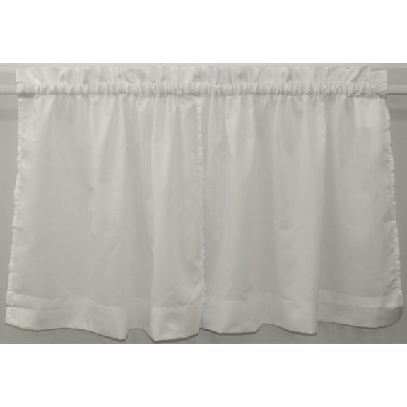 Solid 56Wx36L Tier Pair White