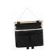 thumbnail image 2 of Bolsa de almacenamiento con 3 bolsillos, organizador portátil multifunción para colgar sobre la puerta Negro, 2 of 9