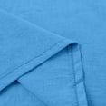 thumbnail image 6 of Linen Short Sets for Women 2 Piece Short Sleeve Shirts Wide Leg Shorts Loose Fit Casual Cotton Linen Sets Summer Outfits Sky Blue M, 6 of 7
