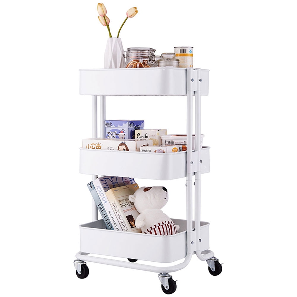 Lowestbest 3-Tier Home Kitchen Storage Utility Cart, Rolling Utility Cart Tower Rack for Home Kitchen Office Bathroom Lowestbest 3-Tier Home Kitchen Storage Utility Cart, Rolling Utility Cart Tower Rack for Home Kitchen Office Bathroom