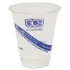 Eco-Products BlueStripe 25% Recycled Content Cold Cups, 12 oz, Clear/Blue, 50/Pk, 20 Pk/Ct (EPCR12)
