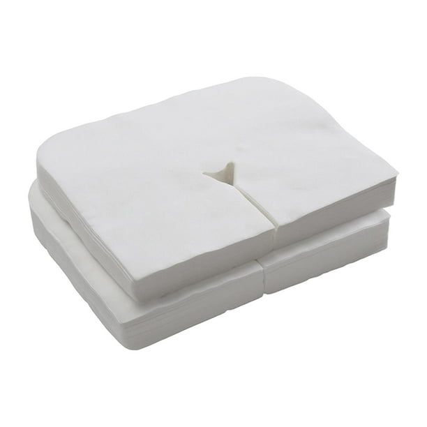 100 fundas de cojín desechables antiadherentes para reposacabezas de cuna para el hogar 40g Algodón