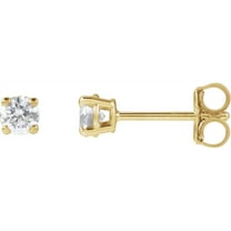 Auriga Fine Jewelry 14k Yellow Gold 1/3 CTW LG Diamond Stud Earrings for Women