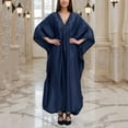 thumbnail image 6 of Taqqpue Kaftan Dresses for Women Solid Color Plus Size Bathing Suit Cover up Caftan Maxi Beach Dresses, 6 of 7
