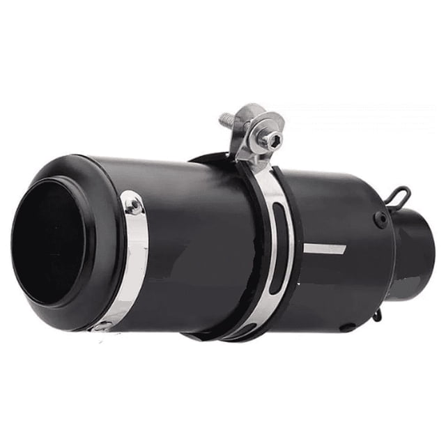 Escape De Moto Deportivo 51 Mm De Acero Inoxidable Universal Negro