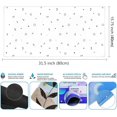 thumbnail image 5 of Boho Geometry Desk Mat, Polka Notation XXL Large Gaming Mouse Pad Non-Slip Desk Pad with Stitched Edges Mousepad, Cool Laptop Keyboard Mouse Mat, Desk Decor Matt for Women Office 31.5''''x15.75'''', 5 of 6
