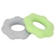 thumbnail image 1 of 2 uds anillo ejercitador de dedo de silicona masaje punto convexo anillo fortalecedor de agarre de mano verde gris 30lb, 1 of 8