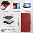 thumbnail image 2 of Decase for Google Pixel 10 Pro XL Wallet Case,Premium PU Cute Cat Leather Flip Wallet RFID Blocking Cover,Flip Cover with Wrist Strap,Shockproof Card Slot Holder Cover,Red, 2 of 11