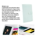 thumbnail image 3 of 3 Inch Mini Photo Album with 108 Pockets, PU Leather Photo Book for Instant Photos, Movie Tickets, Business Cards, 3 of 7