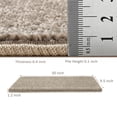 thumbnail image 3 of Pure Era Bullnose 9" x 30" Carpet Stair Treads Protector Cover Indoor Non Slip Self Adhensive Set of 14,Cream Gray/Tan Gray, 3 of 13