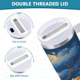 thumbnail image 5 of 30 oz Tumbler With Handle Stainless Steel Insulated Tumbler With Lid for Car Cup Holder Cute Red Panda, 5 of 9