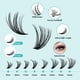 thumbnail image 3 of Kit de racimos de pestañas AMZGIRL LASH, 320 unidades, con adhesivo, removedor y aplicador, 3 of 6