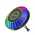 thumbnail image 3 of 3D RGB Voice Control Car Atmosphere Light with Music Sync Air Aromatherapy Round for Enhanced Interior, 3 of 7