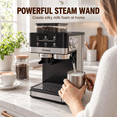 thumbnail image 5 of Hausmojo M5520 Espresso Machine with Grinder & Milk Frother , 20 Bar Semi-Automatic Cappuccino Latte Maker for Home, 5 of 10