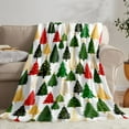 thumbnail image 4 of Christmas Fleece Throw Blanket – 300GSM Soft and Cozy Holiday Blanket for Sofa, Bed, Couch – Xmas Decorative Flannel Blanket, W60 x L80in, 4 of 4