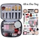 thumbnail image 4 of Caja de bolsa de maquillaje de doble capa, portátil de celosía, almacenamiento multifuncional, lavado y maquillaje, 1 ud., 4 of 5