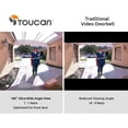 thumbnail image 6 of TOUCAN 1080P Wireless Video Doorbell with Wireless Chime, 2-Way Audio, Motion Detection, Night Vision, 180-Degree Ultra Wide Angle Lens, Compatible with Alexa & Google Home, No Subscription Required, 6 of 11