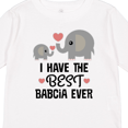 thumbnail image 4 of Inktastic Grandchild Best Babcia Ever Boys or Girls Long Sleeve Toddler T-Shirt, 4 of 5