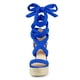 thumbnail image 2 of Sandalias Tacones Cuña Cordones Plataforma Allegra K 25cm, 2 of 7