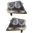 thumbnail image 3 of New Pair Of Halogen Headlights Compatible With Dodge Avenger R/T Sedan 4 Door 2.4L 2008 2009 2010, 2012 2013 2014 By part number CH2503194 5303745AD 5303744AD CH2502194, 3 of 3