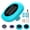 Blue Square, variant on Floyant Solar Pool Cleaner with Two Copper, Floating Water Cleaner for Fresh & Salt Water Pools & Spas