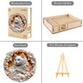thumbnail image 4 of Puzle de madera Welsky con efecto visual 3D, gato blanco para adultos, 4 of 9