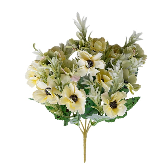 Wzzjkit Artificial Flowers for Outdoors, Fake Realistic Flowers with Plastic Plants Spring Decor, Handheld Faux Flowers for Outside Window Box Front Porch Planter Decor