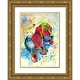 thumbnail image 1 of Kovacs, Anna Brigite 18x24 Gold Ornate Wood Framed with Double Matting Museum Art Print Titled - Dog, 1 of 4