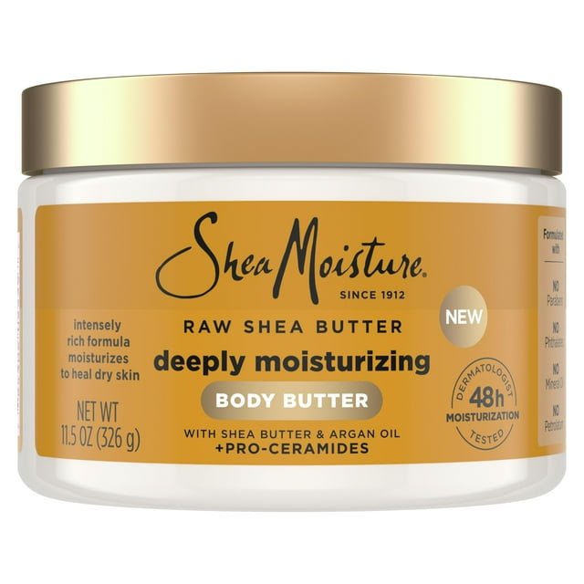 Manteca corporal SheaMoisture profundamente hidratante 340 ml
