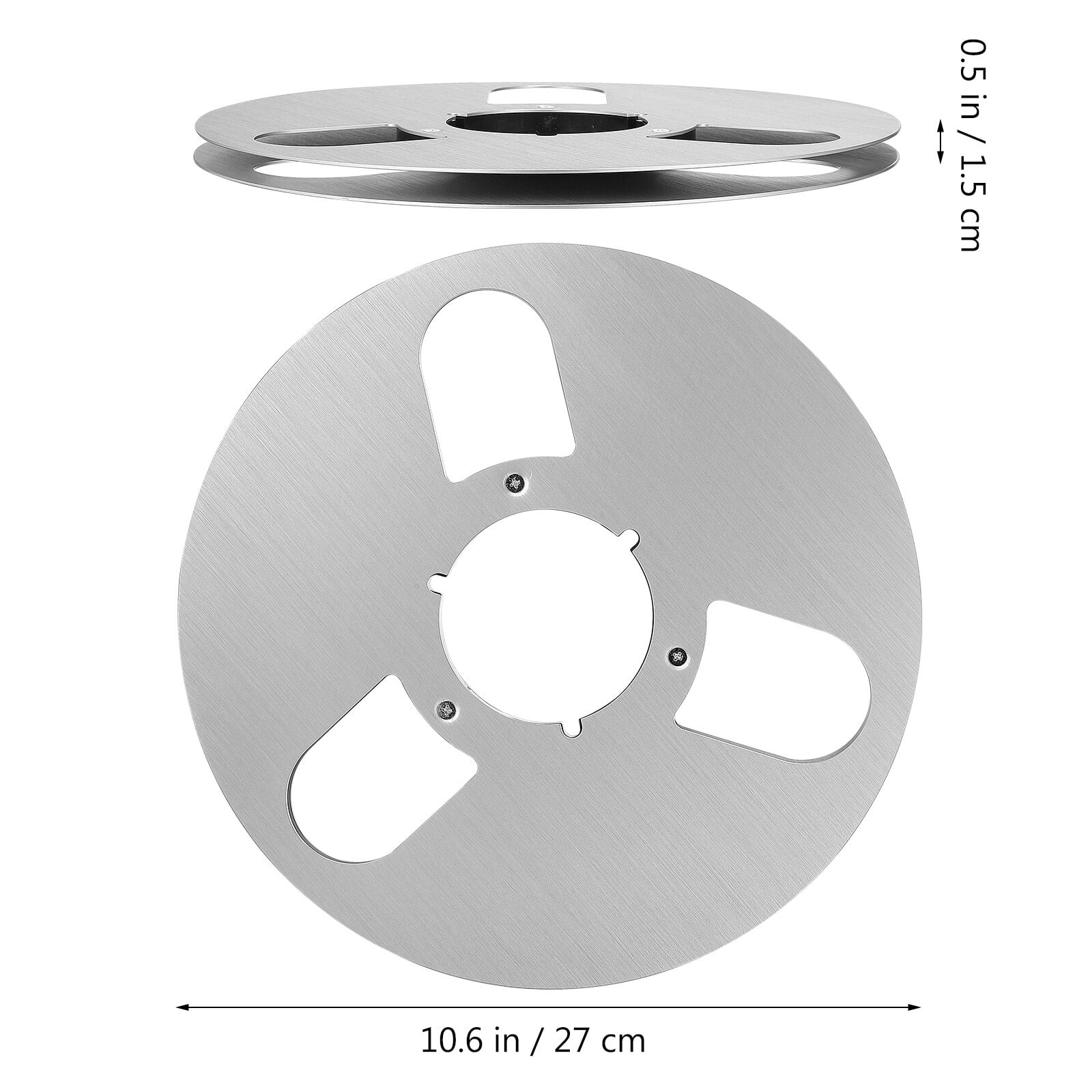 Tape Reel to Reel Recorder Empty Spool Aluminum Alloy Reel Tape Recorder  Accessory Machine Part 