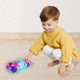 thumbnail image 2 of Ilumina el coche de juguete transparente para niños con coloridos engranajes en movimiento, 2 of 5