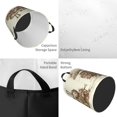 thumbnail image 2 of Easygdp Train for Large Dirty Clothes Hamper, Lightweight Storage Basket, Household Laundry Bag with Handle-Small, 2 of 6