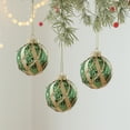 thumbnail image 6 of Yhmxh 3.15" Green and Gold Christmas Ball Ornaments Set, Large Xmas Tree Decoration Christmas Hanging Ornaments, Shatterproof Decorative Hanging Ornament for Party Holiday Wreath Garland Home Decor, 6 of 6
