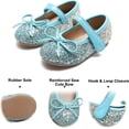 thumbnail image 4 of Toddler Flower Girl Dress Shoes - Girl Ballet Flats Party School Shoes Wedding, 4 of 6