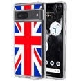 thumbnail image 1 of TalkingCase Slim Phone Case Compatible for Google Pixel 7, 6.3", Flag UK Print, Light Weight, Flexible, Soft, USA, 1 of 7
