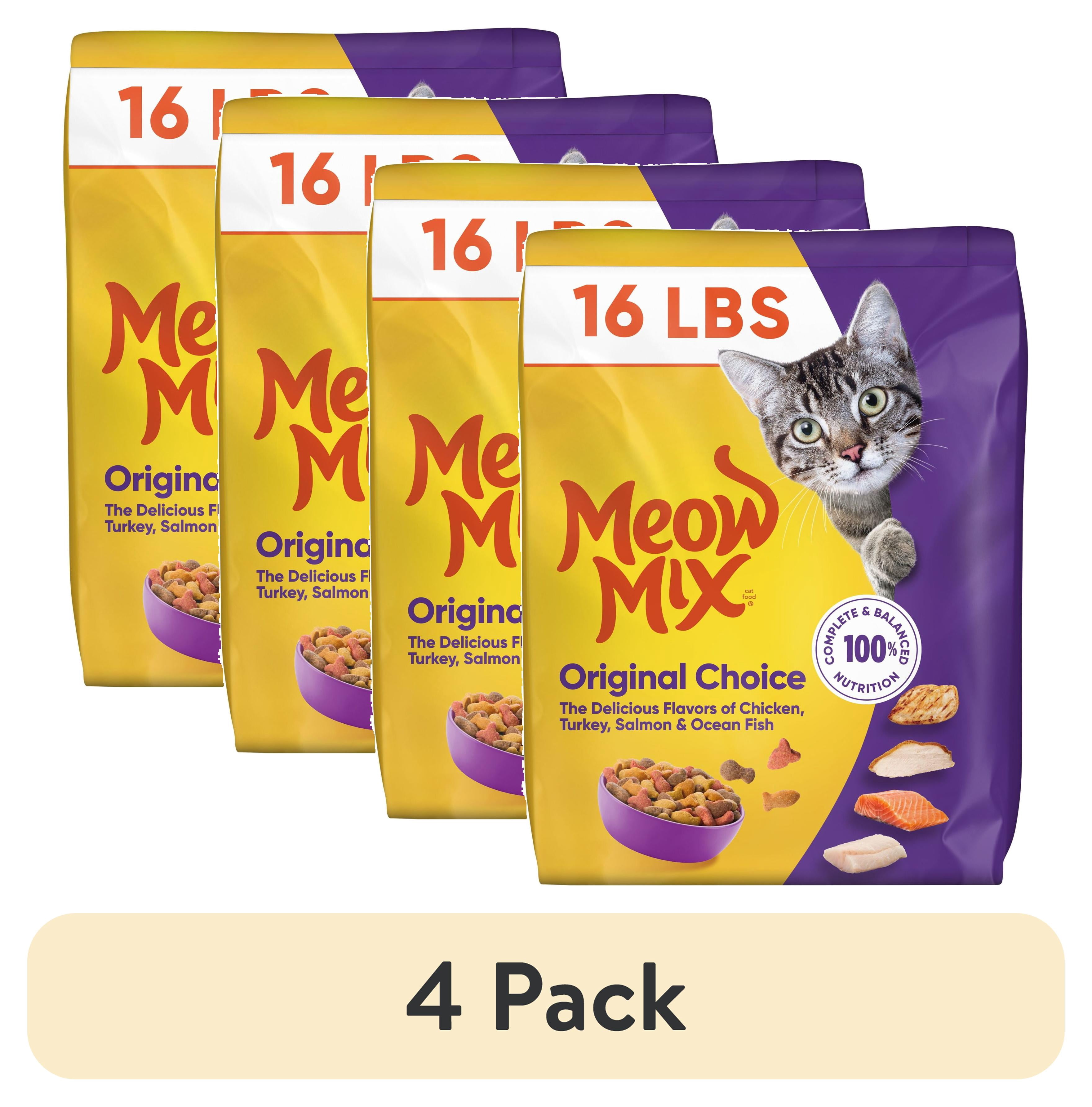 Meow Mix Original Choice Bulk Cat Food, Chicken, Turkey, Salmon