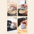 thumbnail image 5 of Cepillo de cocina para ollas hidráulico en forma de astronauta con dispensador de jabón líquido, cepillo de limpieza de platos antiadherente resistente al aceite, mango ergonómico, herramienta para, 5 of 5