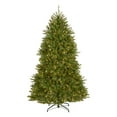 thumbnail image 3 of National Tree Company 7 ft Pre-Lit Dunhill Fir Full Artificial Christmas Tree, 700 Clear Lights, 2,144 Tips, Includes Stand, Green, 3 of 9