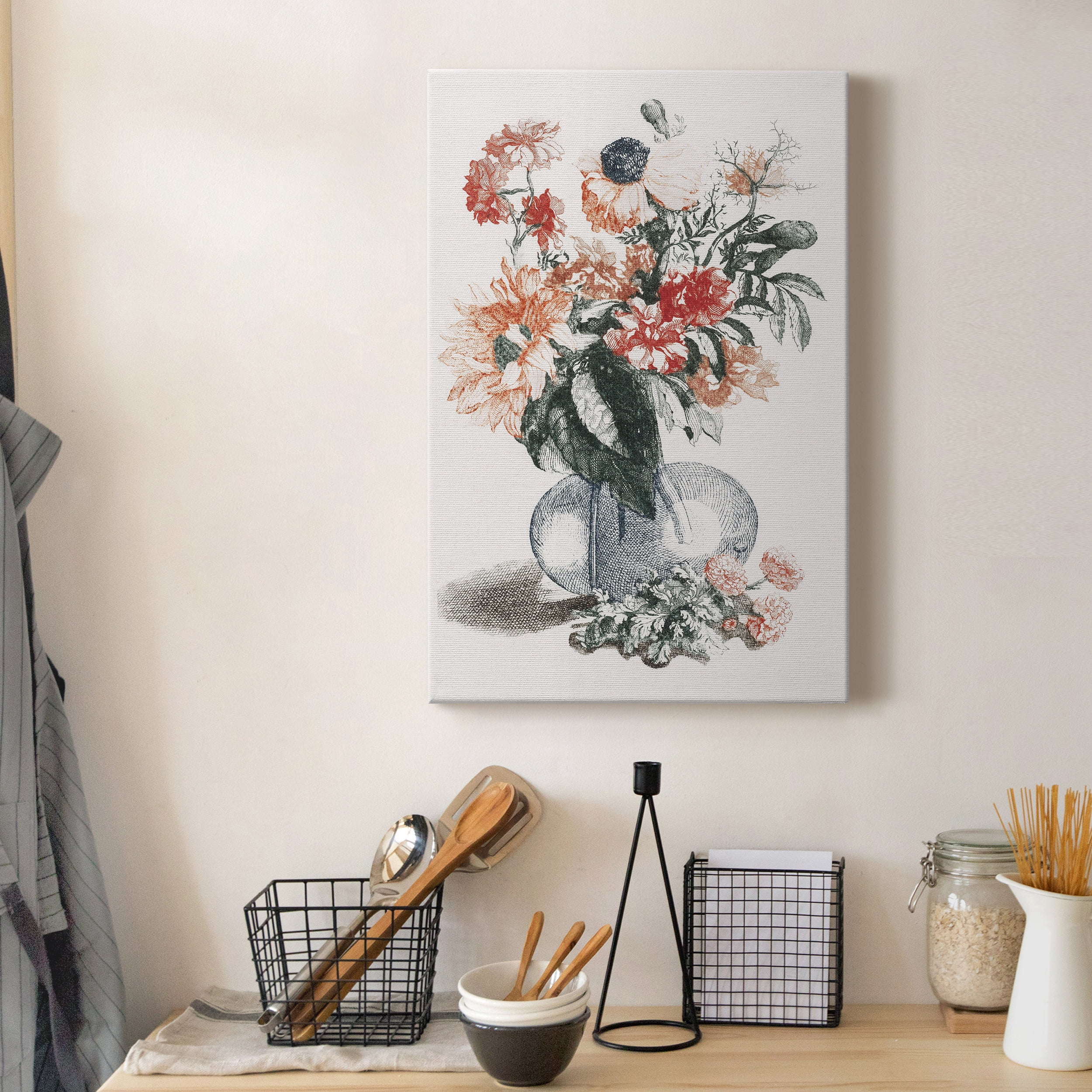 Flowers in a Vase III Premium Gallery Wrapped Canvas - Ready to Hang - 40 x 60