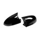 thumbnail image 1 of 2 piezas de cubiertas de espejo lateral de coche, carcasa que reemplaza 1K0857537, cubiertas de espejo retrovisor para Golf Plus, negro, 1 of 8