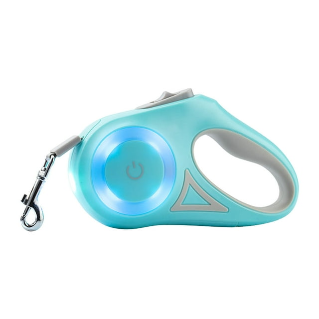 Dog Walking Leash, Prevent Slip LED Colorful Light LED Retractable Pet Leash Easy Control Even Force For Outdoor For Puppy