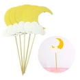 thumbnail image 4 of 30pcs Lovely Moon Cloud Cake Toppers Paper Cake Picks Cupcake Decor Party Supplies for Wedding Birthday Festival, 4 of 9