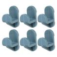 thumbnail image 1 of BRIGHTFUFU 6 piezas Piezas de la cocina del estante de plástico de los clips de la estantería del gancho del gancho de congelamiento multipropósito, 1 of 8
